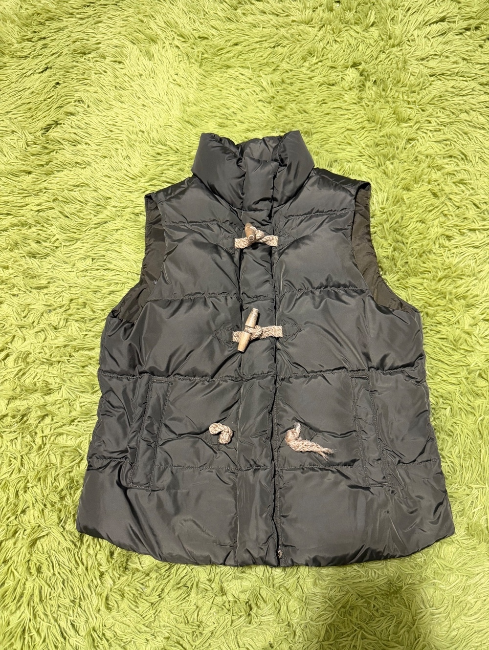 RALPH LAUREN Denim & Supply Waistcoat Women's SMALL Down Filled Quilted Toggles